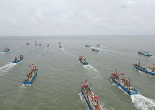 8月1日中午12时 舟山2716艘渔船开捕